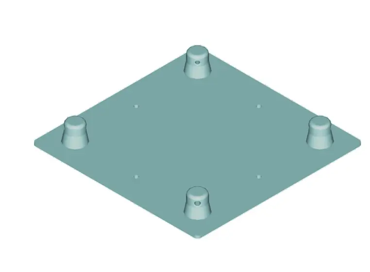 ALUTRUSS DECOLOCK DQ4-WPM wall mounting plate MALE 